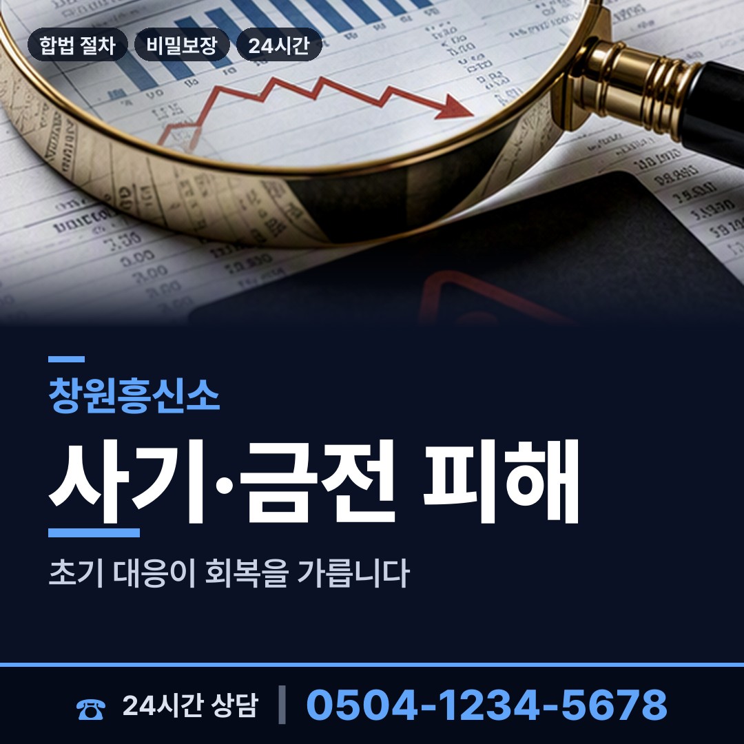 창원 자은동 신원조회 상담 안내